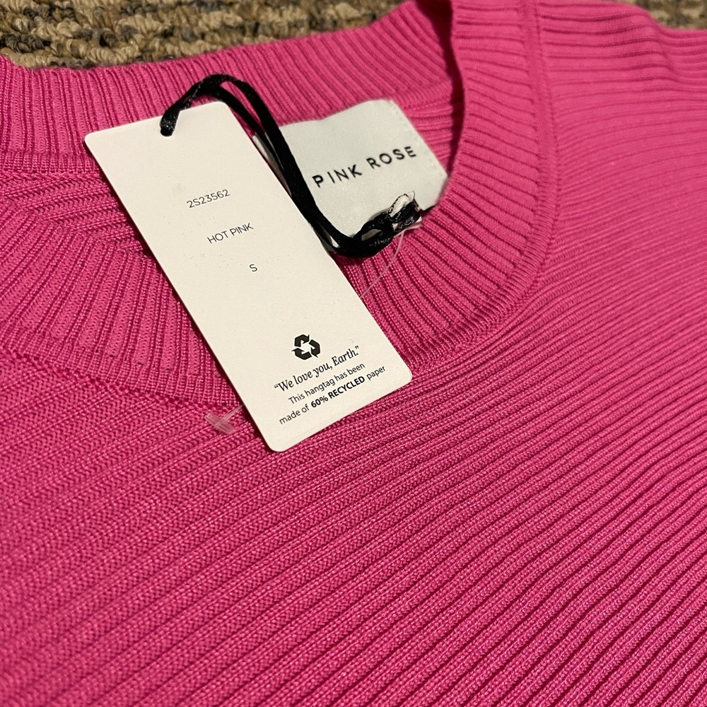 Hot pink sweater